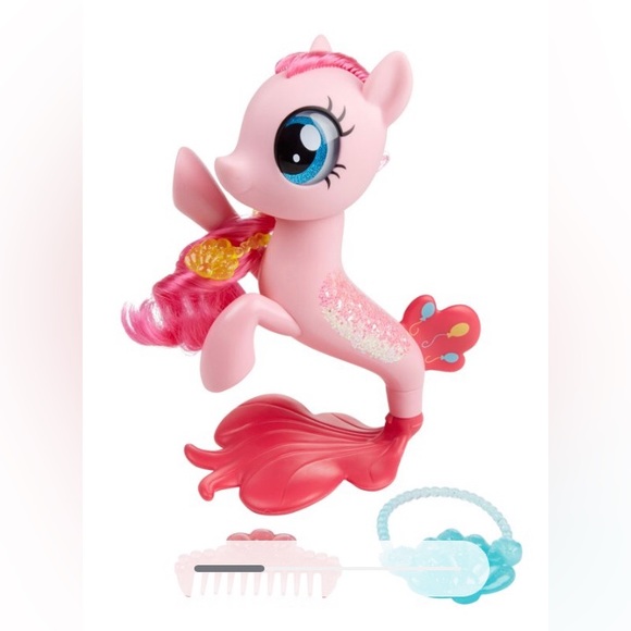 SOLD - My Little Pony: The Movie Glitter & Style Seapony Pinkie Pie - Picture 3 of 6